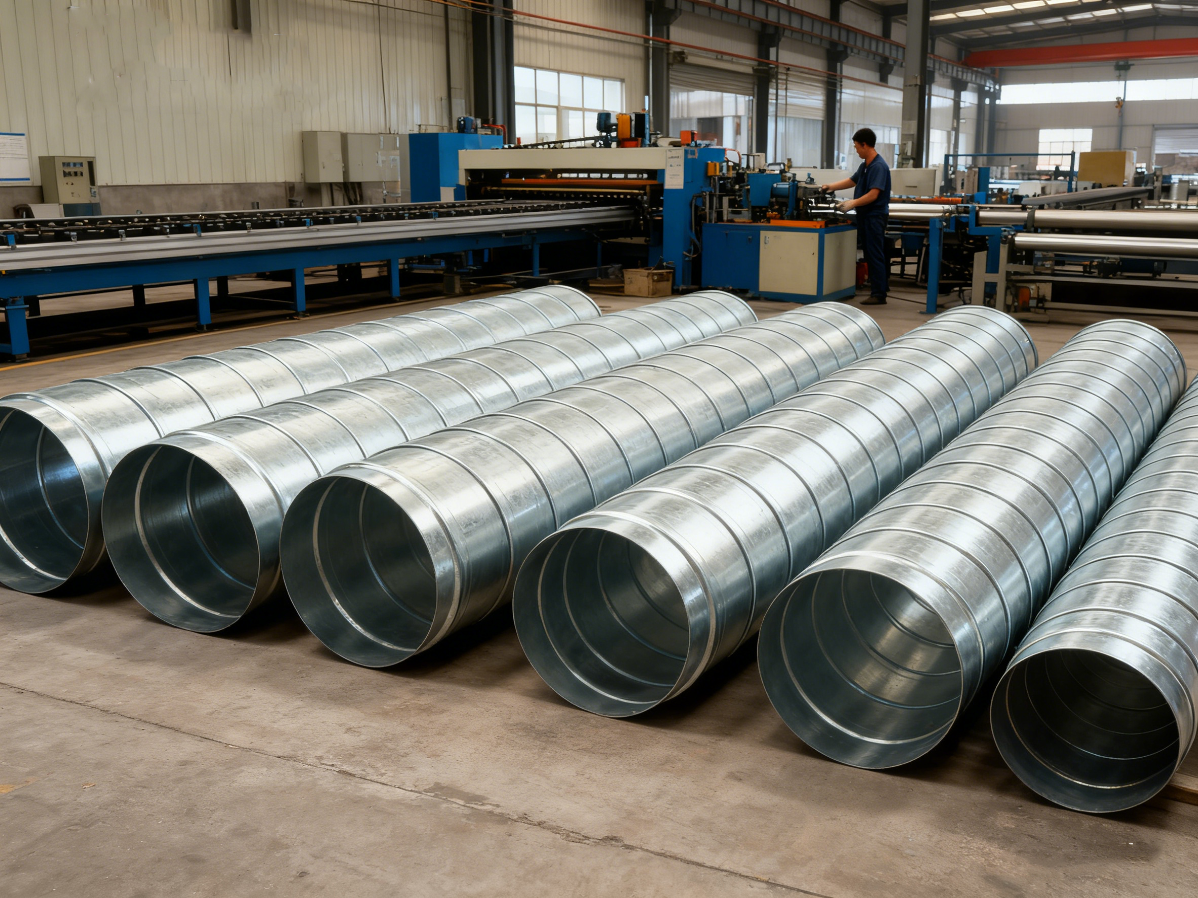 螺旋風(fēng)管應(yīng)用全景圖：從摩天大樓到潔凈車間，看不見的通風(fēng)動(dòng)脈